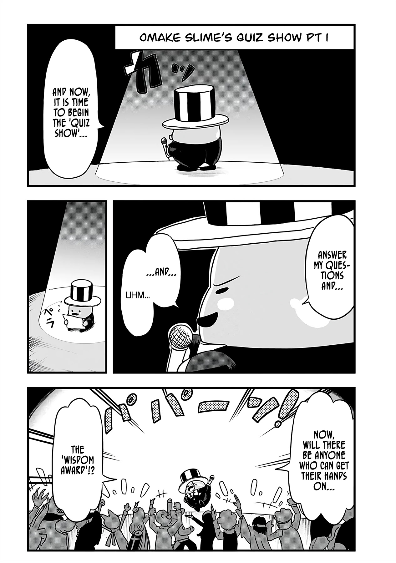 Slime Life Chapter 186.3 page 1 - Chapter 186.3: Slime's Quiz Show Pt 1