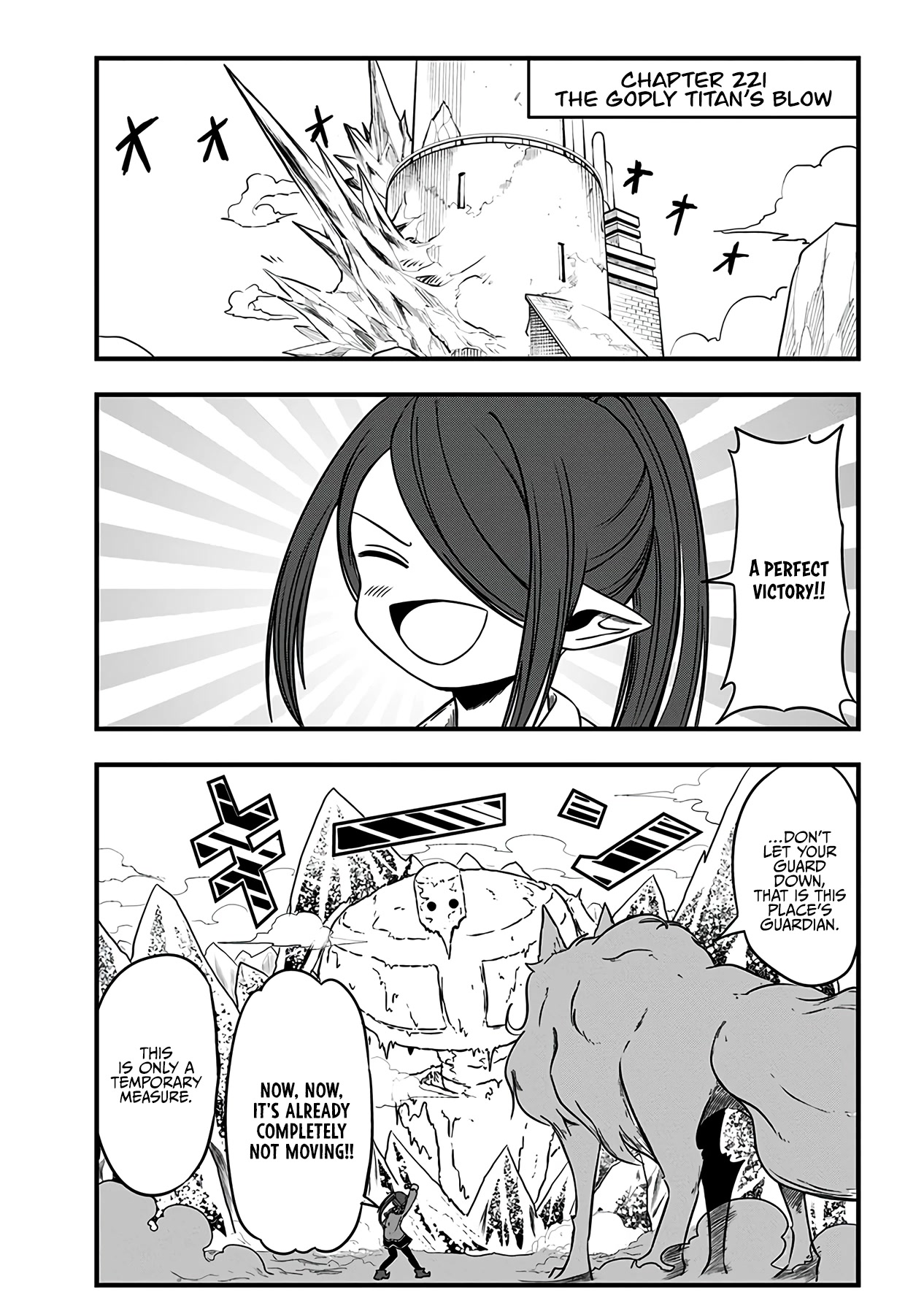 Slime Life Chapter 221 page 1 - Chapter 221: The Godly Titan's Blow