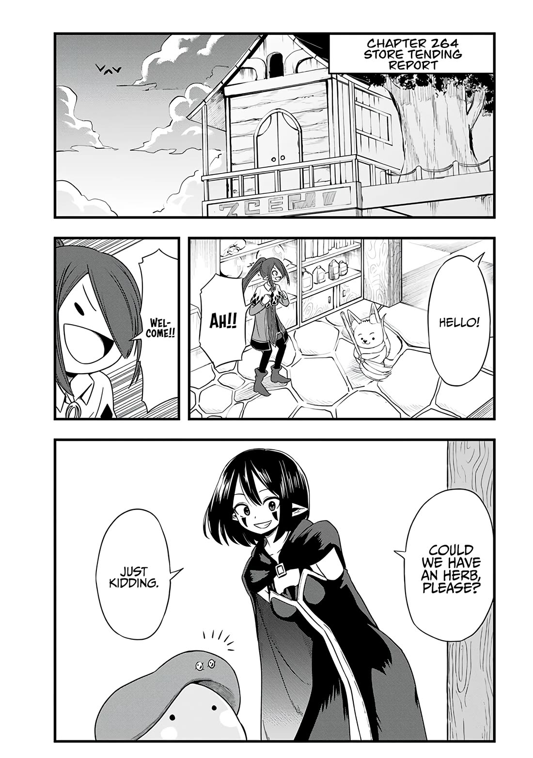 Slime Life Chapter 264 page 1 - Chapter 264: Store Tending Report