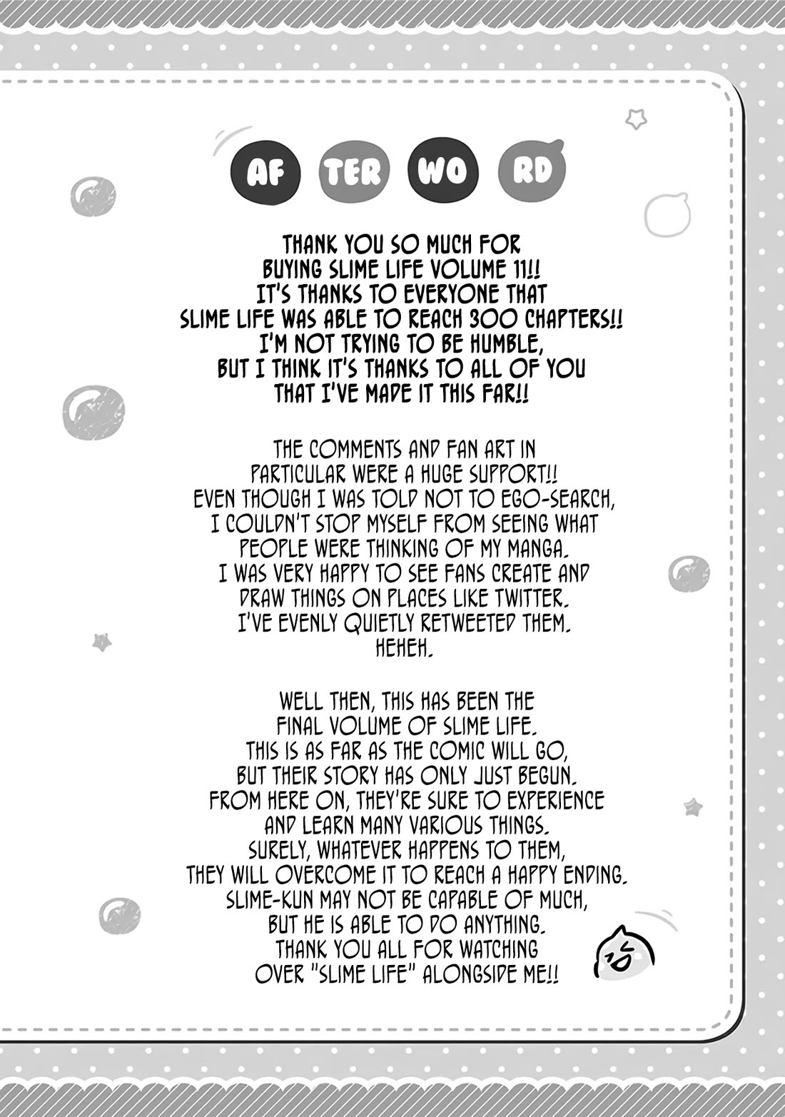 Slime Life Chapter 300.5 page 18 - Chapter 300.5: Everyone And Slime