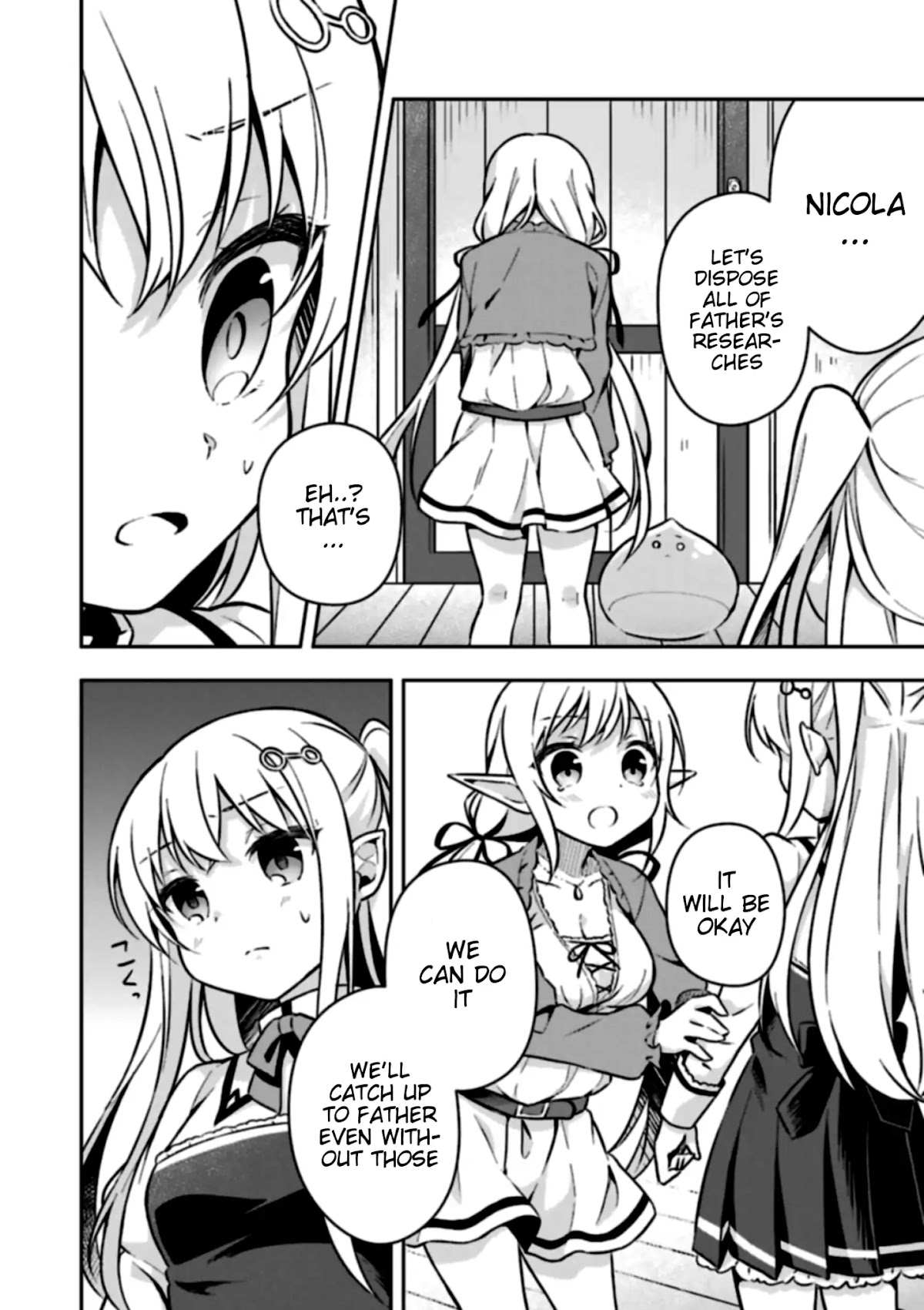 Slime Reincarnation. The Great Sage is Hugged by His Adopted Elf Daughter Chapter 1 page 34 - Chapter 1