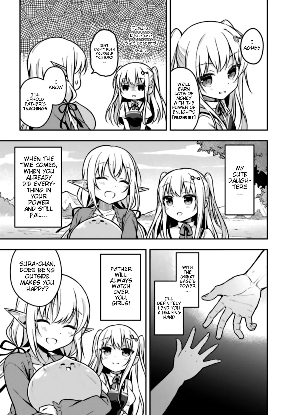 Slime Reincarnation. The Great Sage is Hugged by His Adopted Elf Daughter Chapter 1 page 41 - Chapter 1