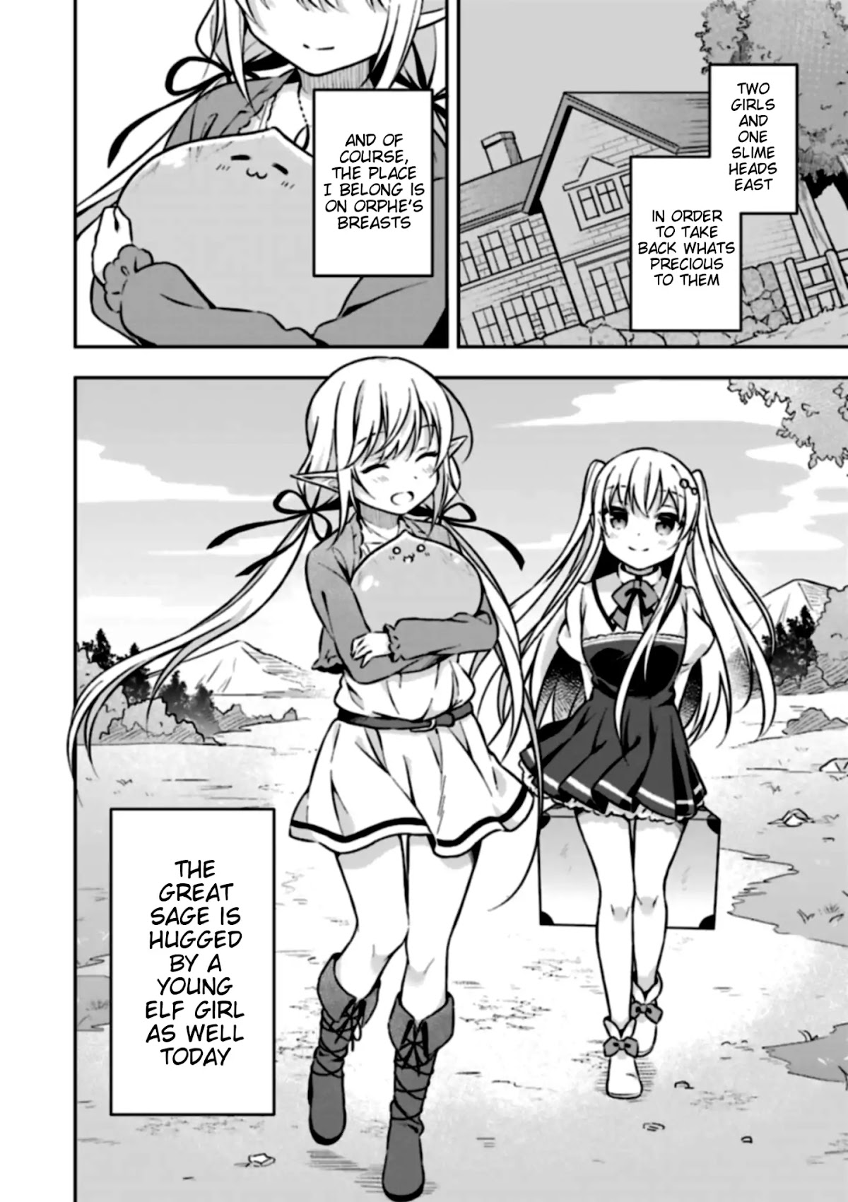 Slime Reincarnation. The Great Sage is Hugged by His Adopted Elf Daughter Chapter 1 page 42 - Chapter 1