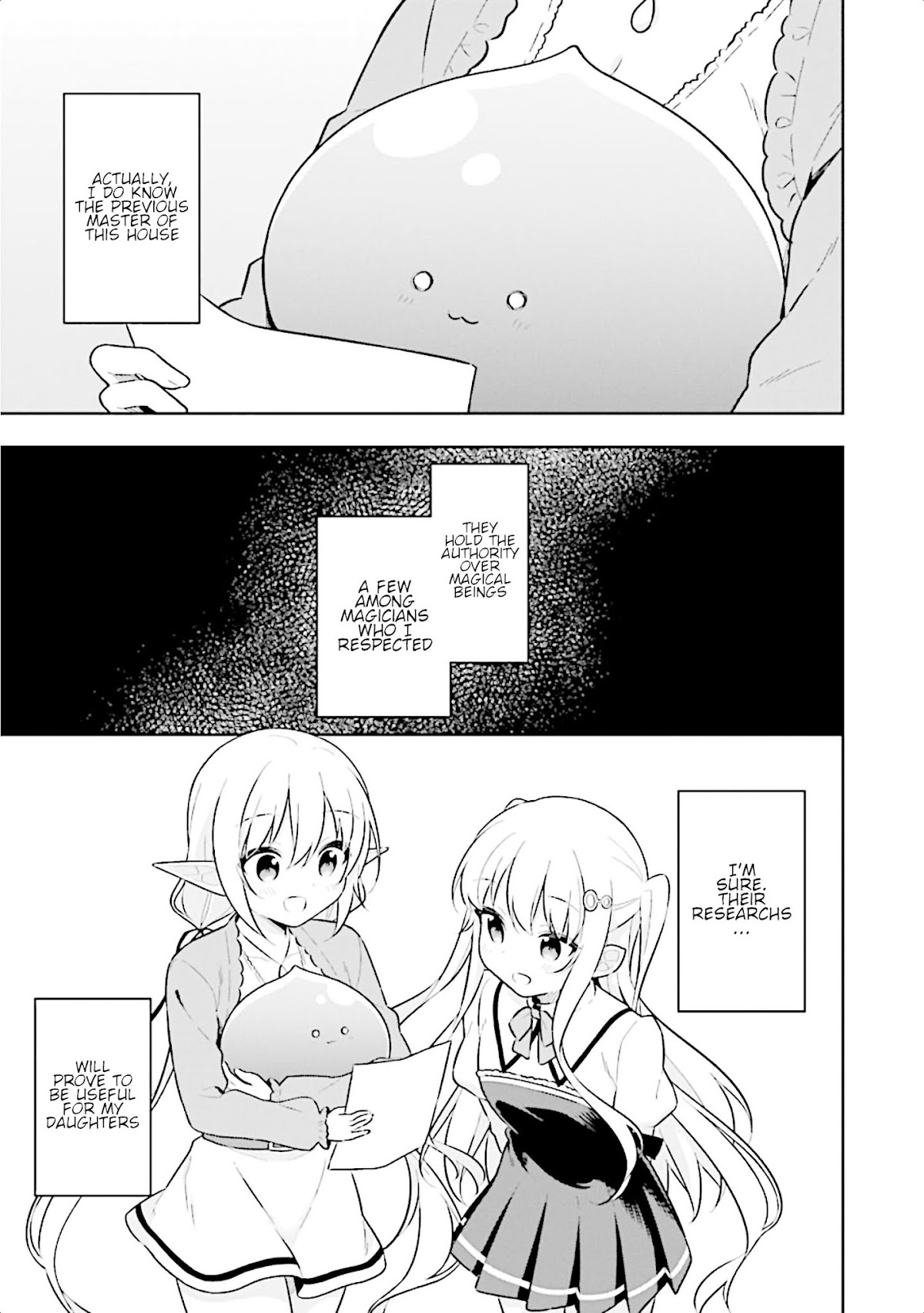 Slime Reincarnation. The Great Sage is Hugged by His Adopted Elf Daughter Chapter 11 page 14 - Chapter 11