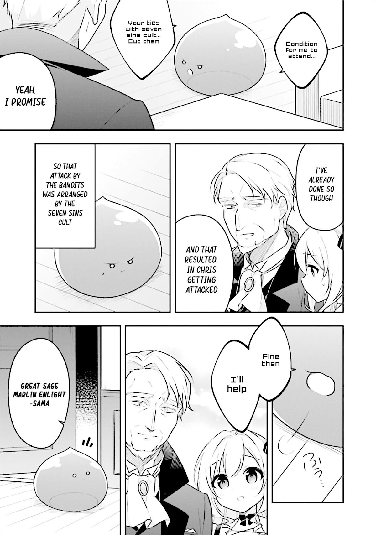 Slime Reincarnation. The Great Sage is Hugged by His Adopted Elf Daughter Chapter 13 page 33 - Chapter 13