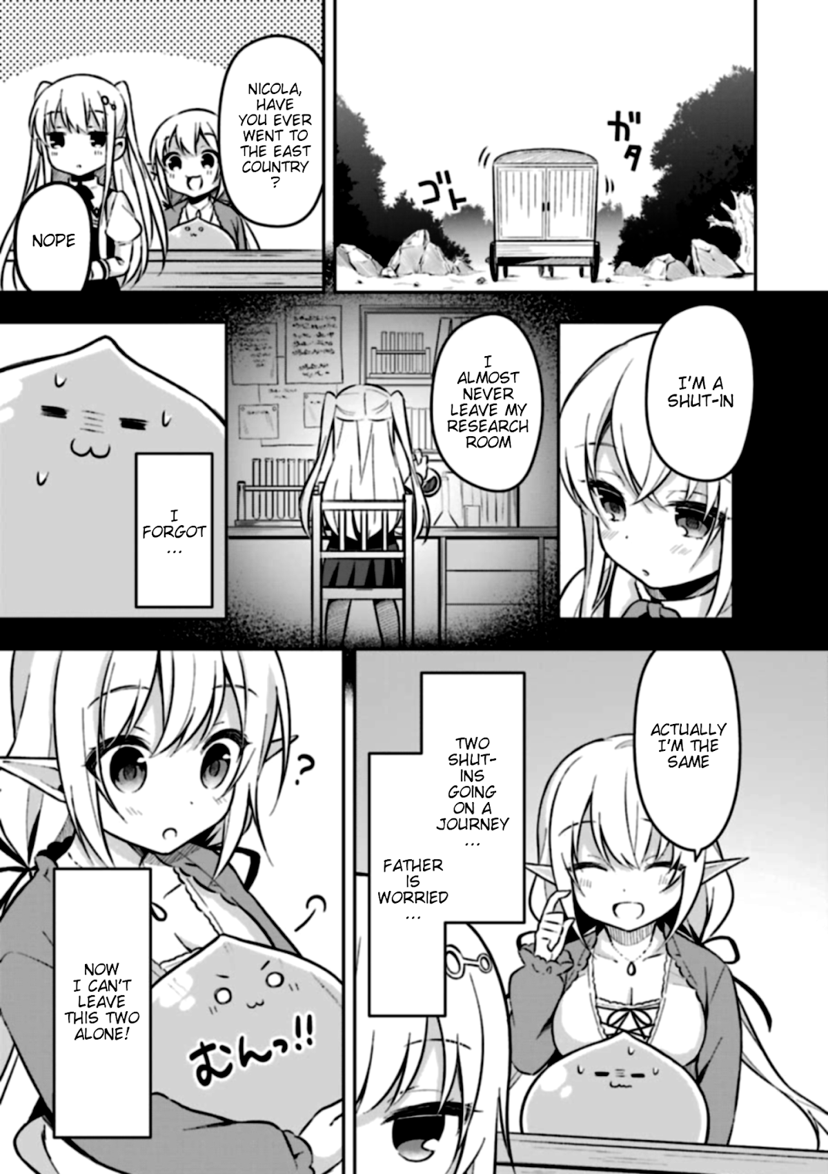 Slime Reincarnation. The Great Sage is Hugged by His Adopted Elf Daughter Chapter 2 page 8 - Chapter 2