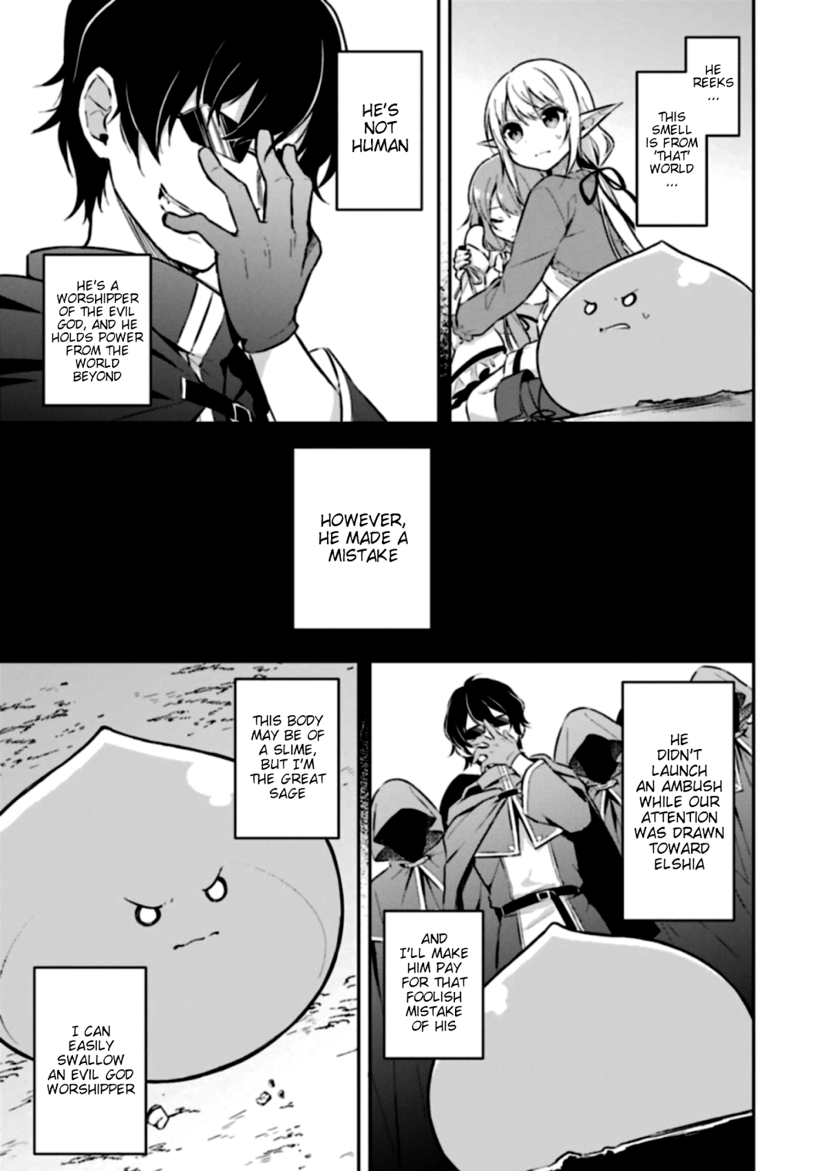 Slime Reincarnation. The Great Sage is Hugged by His Adopted Elf Daughter Chapter 3 page 27 - Chapter 3