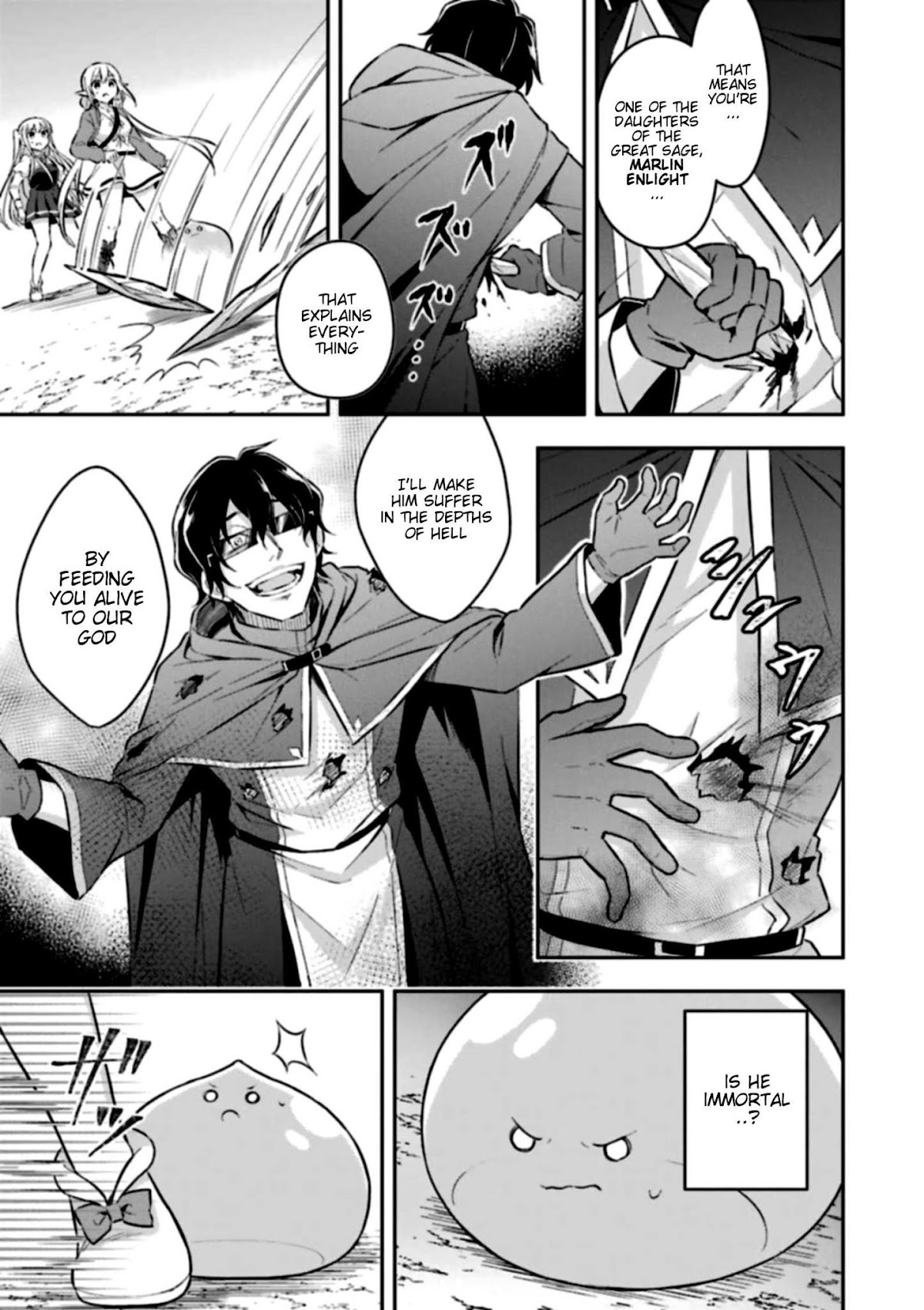 Slime Reincarnation. The Great Sage is Hugged by His Adopted Elf Daughter Chapter 4 page 10 - Chapter 4