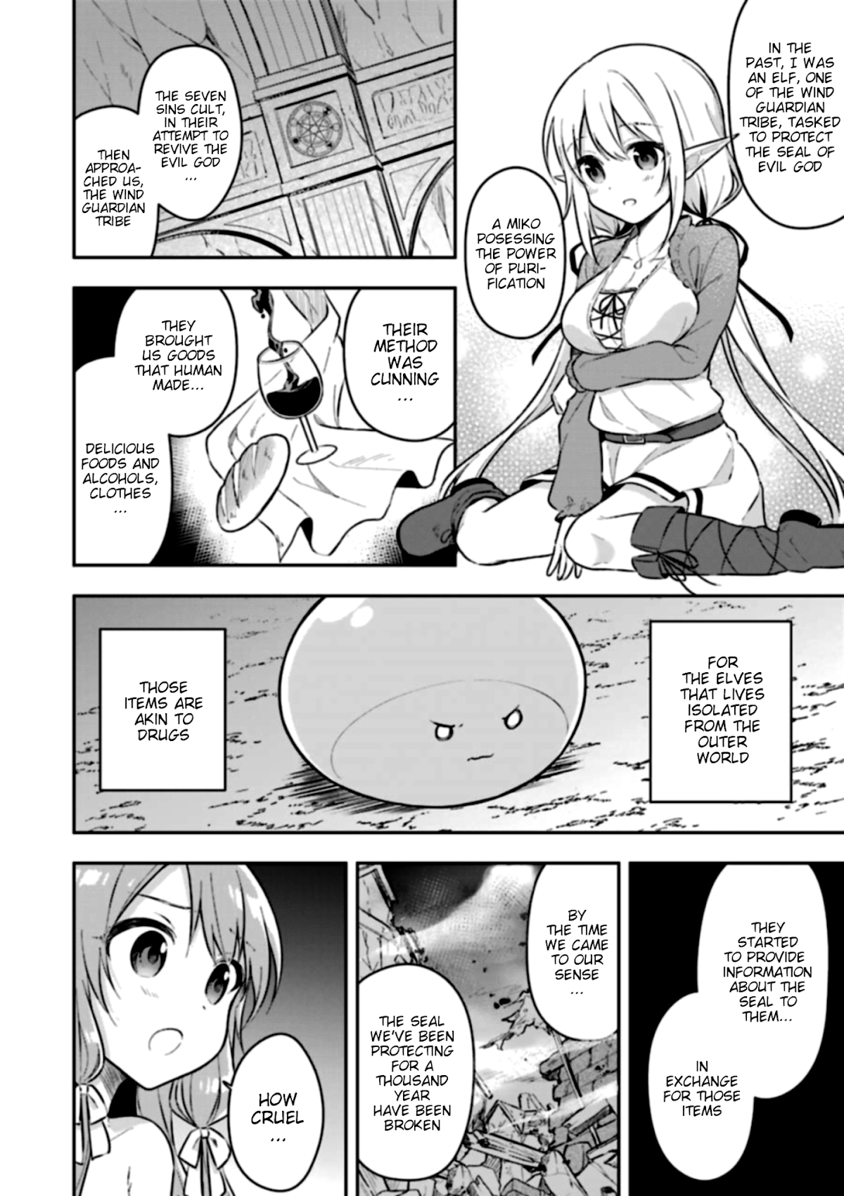 Slime Reincarnation. The Great Sage is Hugged by His Adopted Elf Daughter Chapter 5 page 4 - Chapter 5