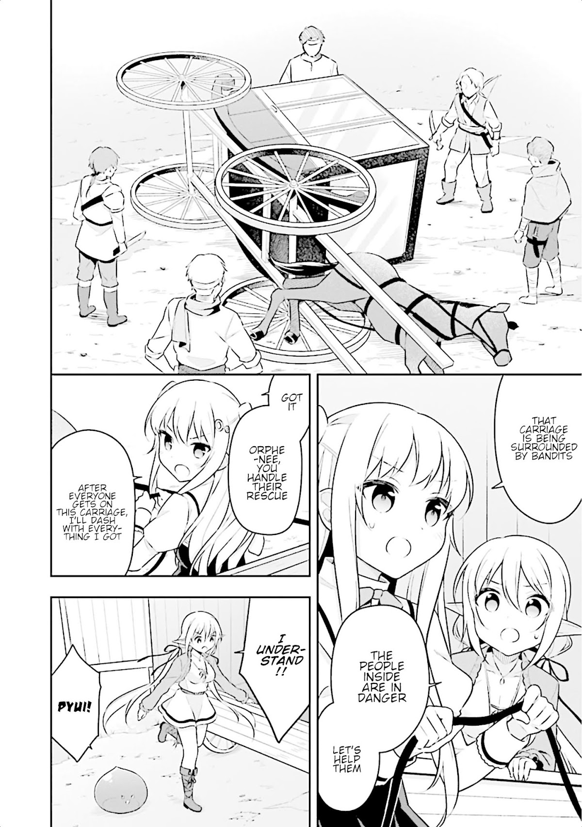 Slime Reincarnation. The Great Sage is Hugged by His Adopted Elf Daughter Chapter 9 page 4 - Chapter 9