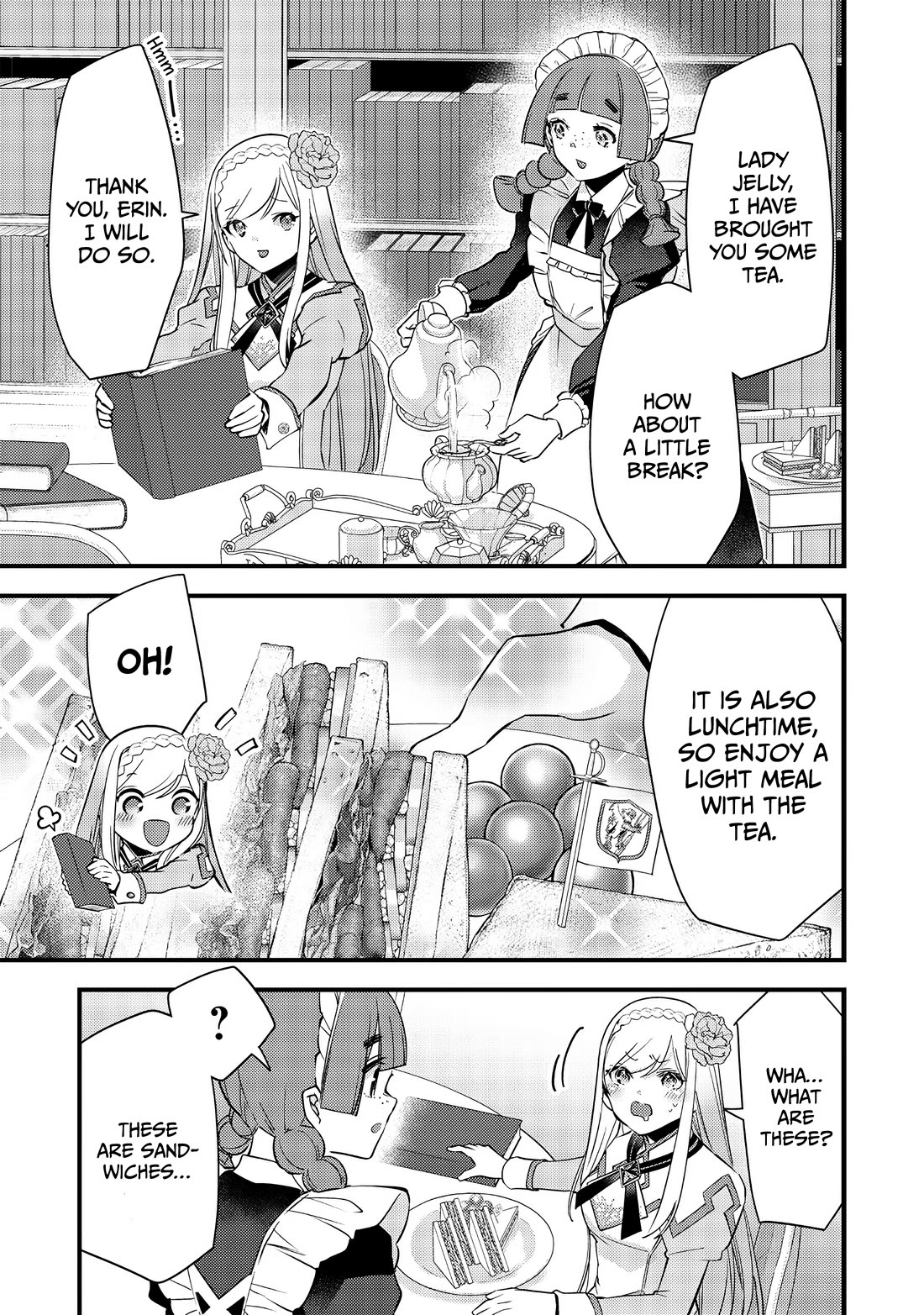 Slime Saint Chapter 9 page 4 - Chapter 9: A Tea Party Invitation