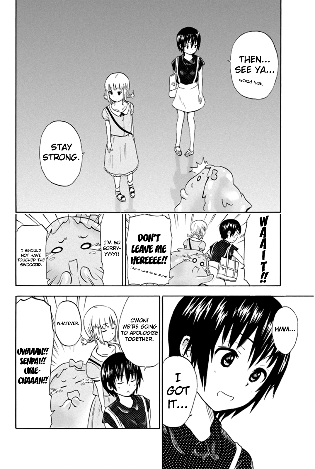 Slime-san to Yuusha Kenkyuubu Chapter 7 page 14 - Chapter 7: The Demon King's castle and the Hero's sword