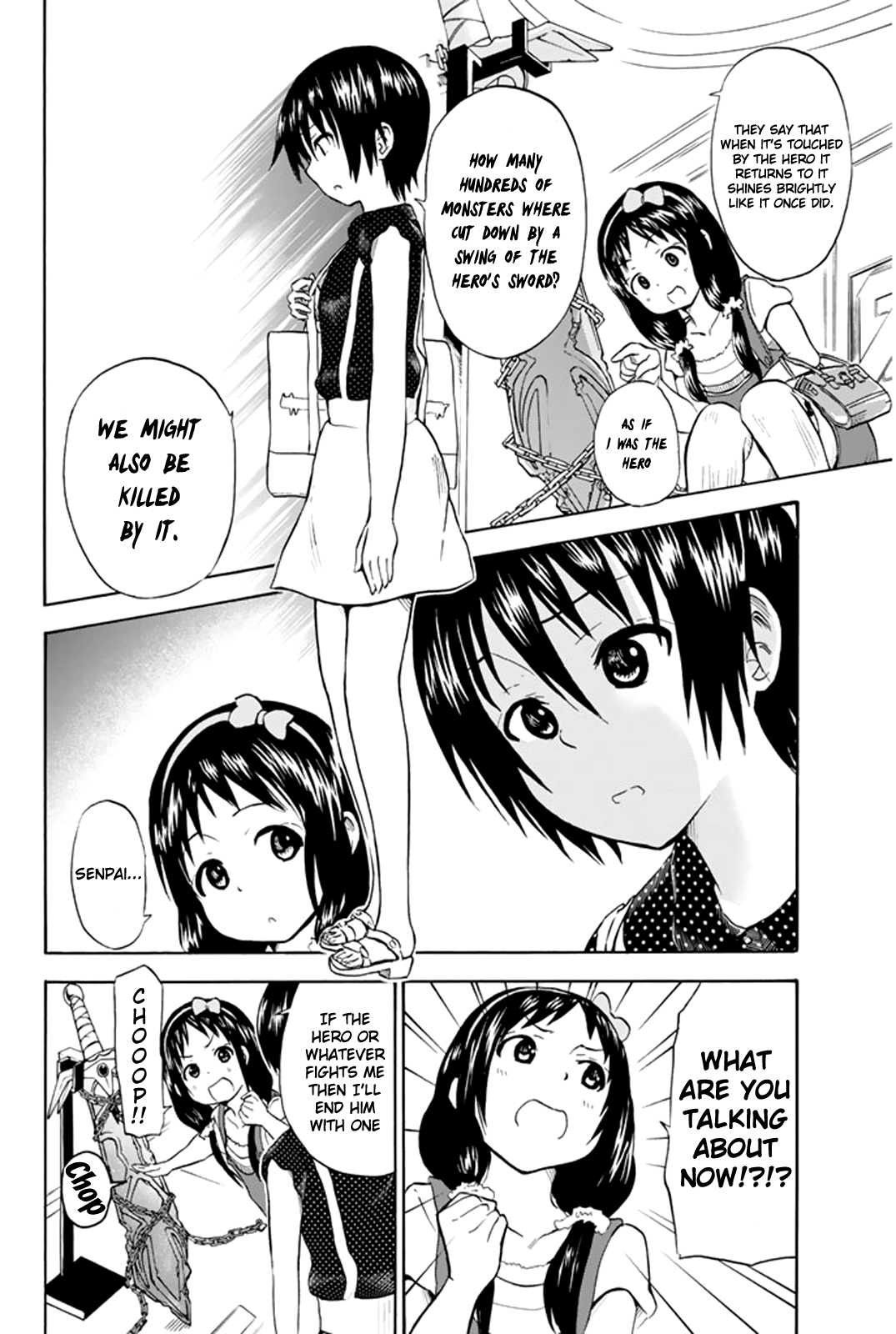 Slime-san to Yuusha Kenkyuubu Chapter 7 page 8 - Chapter 7: The Demon King's castle and the Hero's sword
