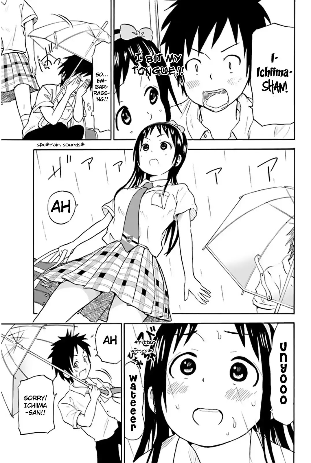 Slime-san to Yuusha Kenkyuubu Chapter 8 page 13 - Chapter 8: A boy and a girl getting wet in the rain