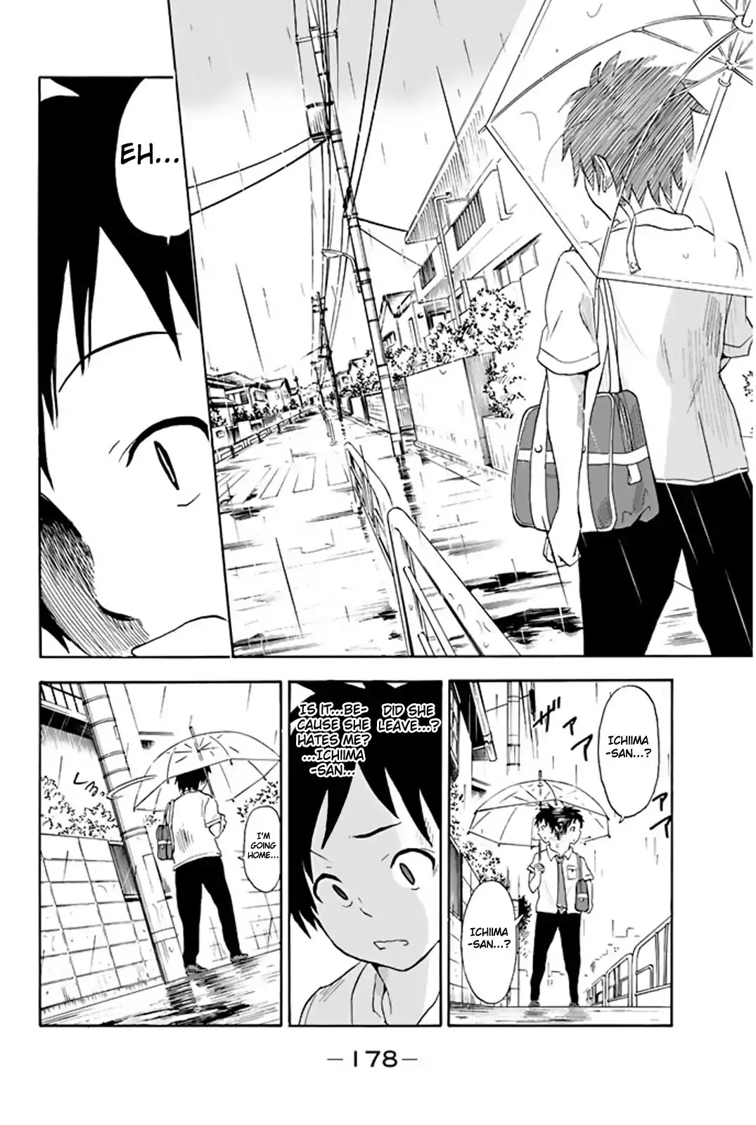 Slime-san to Yuusha Kenkyuubu Chapter 8 page 14 - Chapter 8: A boy and a girl getting wet in the rain