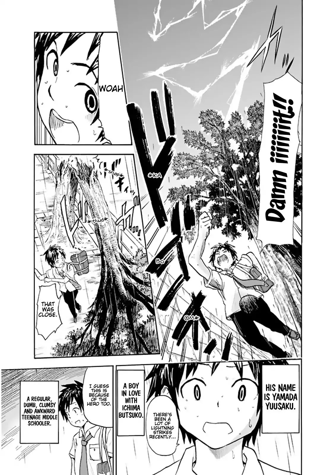 Slime-san to Yuusha Kenkyuubu Chapter 8 page 17 - Chapter 8: A boy and a girl getting wet in the rain
