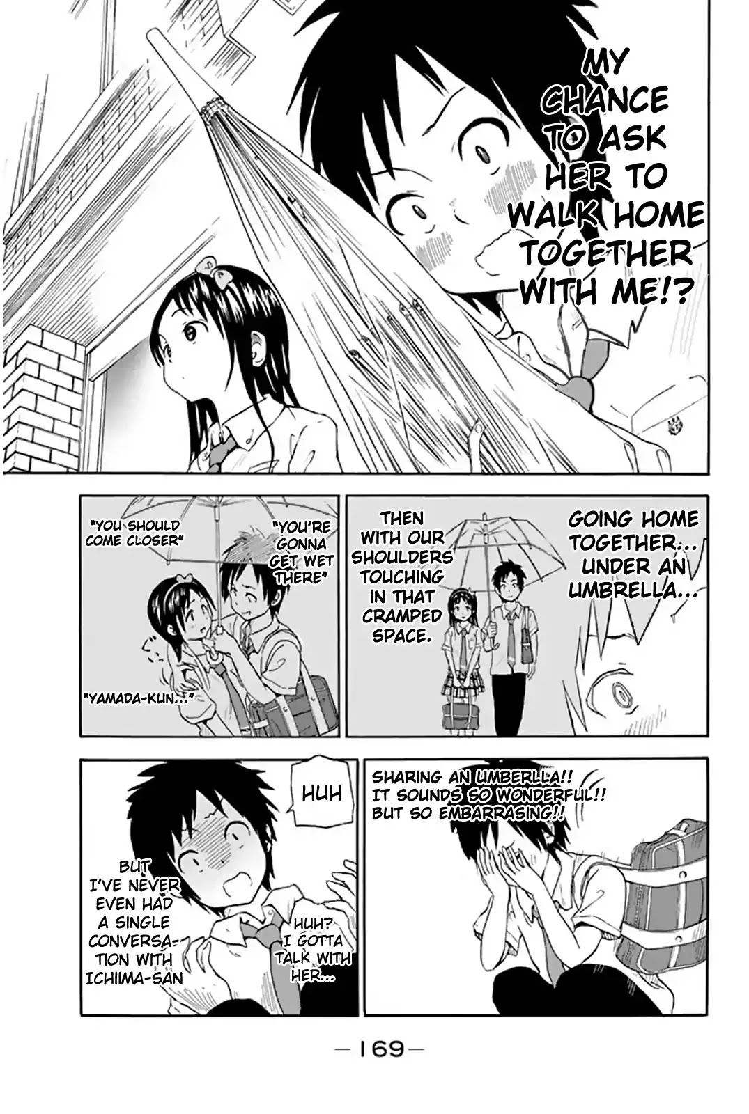 Slime-san to Yuusha Kenkyuubu Chapter 8 page 5 - Chapter 8: A boy and a girl getting wet in the rain