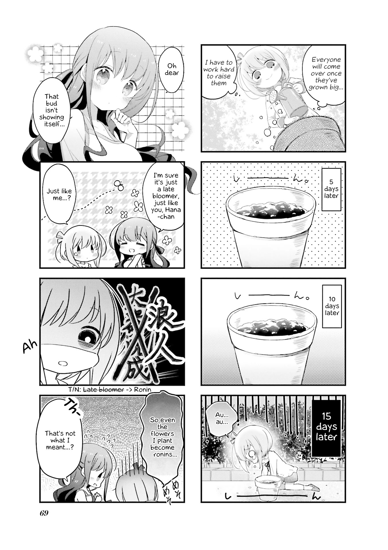 Slow Start dj: Slow Start Anthology Comic Chapter 8 page 5 - Chapter 8: A Bud's First Step