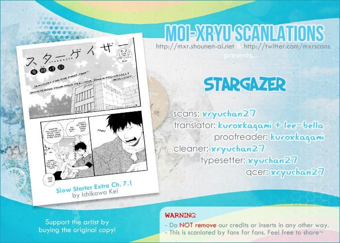 Slow Starter (ICHIKAWA Kei) Chapter 10 page 3 - Chapter 10 : Stargazer