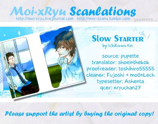 Slow Starter (ICHIKAWA Kei) Chapter 2 page 2 - Chapter 2