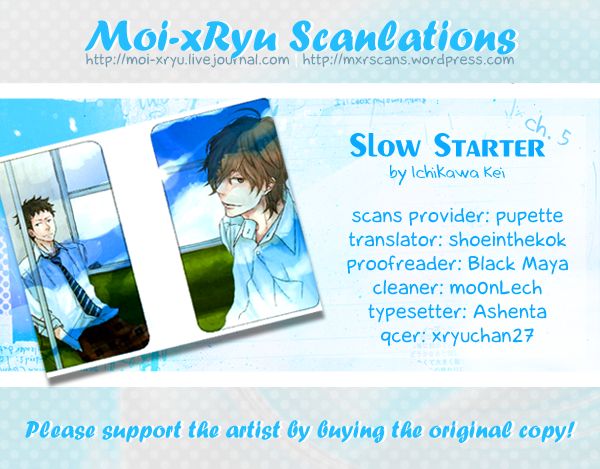Slow Starter (ICHIKAWA Kei) Chapter 5 page 2 - Chapter 5