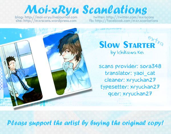 Slow Starter (ICHIKAWA Kei) Chapter 6.5 page 1 - Chapter 6.5 : extra