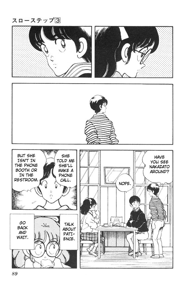 Slow Step Chapter 19 page 15 - Chapter 19: Shuu + Minatsu + Naoto + Maria = 3 people… right?