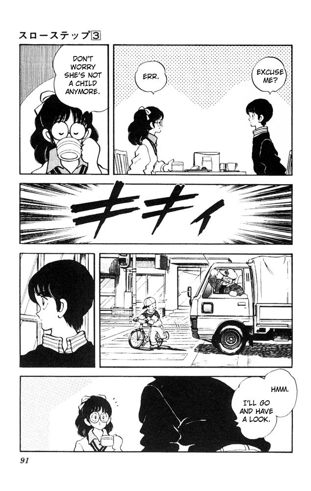 Slow Step Chapter 19 page 17 - Chapter 19: Shuu + Minatsu + Naoto + Maria = 3 people… right?