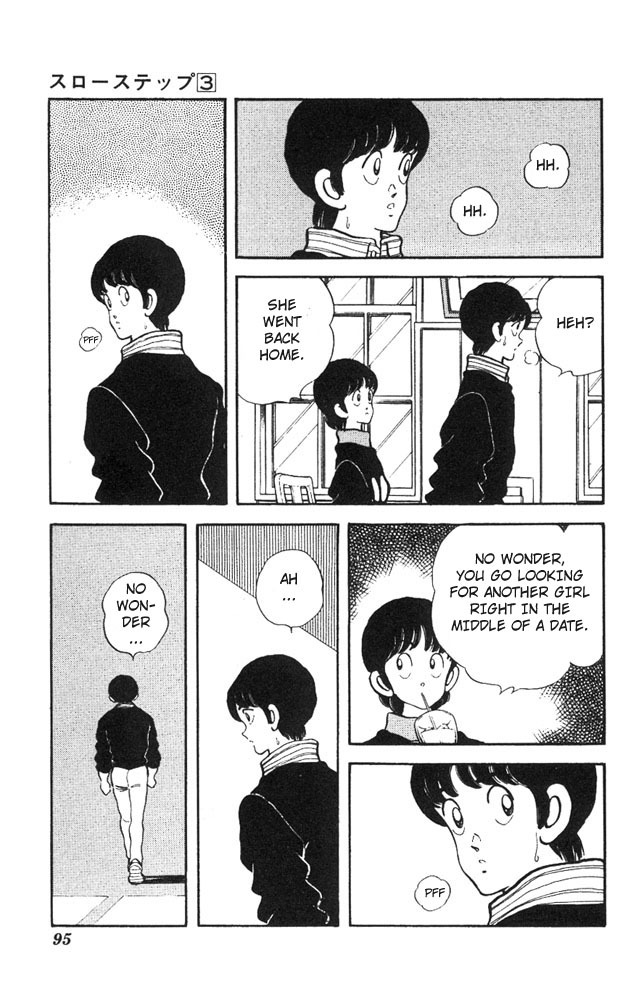 Slow Step Chapter 19 page 21 - Chapter 19: Shuu + Minatsu + Naoto + Maria = 3 people… right?