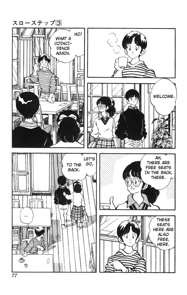 Slow Step Chapter 19 page 3 - Chapter 19: Shuu + Minatsu + Naoto + Maria = 3 people… right?