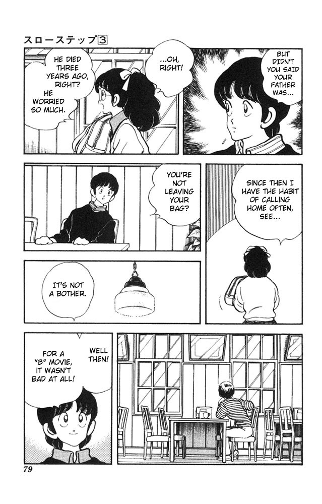 Slow Step Chapter 19 page 5 - Chapter 19: Shuu + Minatsu + Naoto + Maria = 3 people… right?