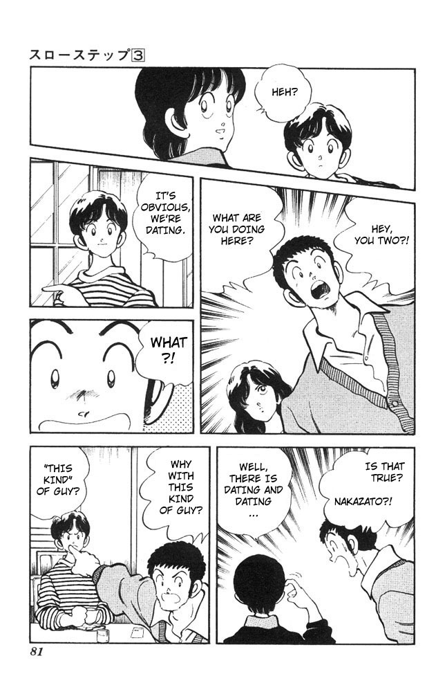 Slow Step Chapter 19 page 7 - Chapter 19: Shuu + Minatsu + Naoto + Maria = 3 people… right?