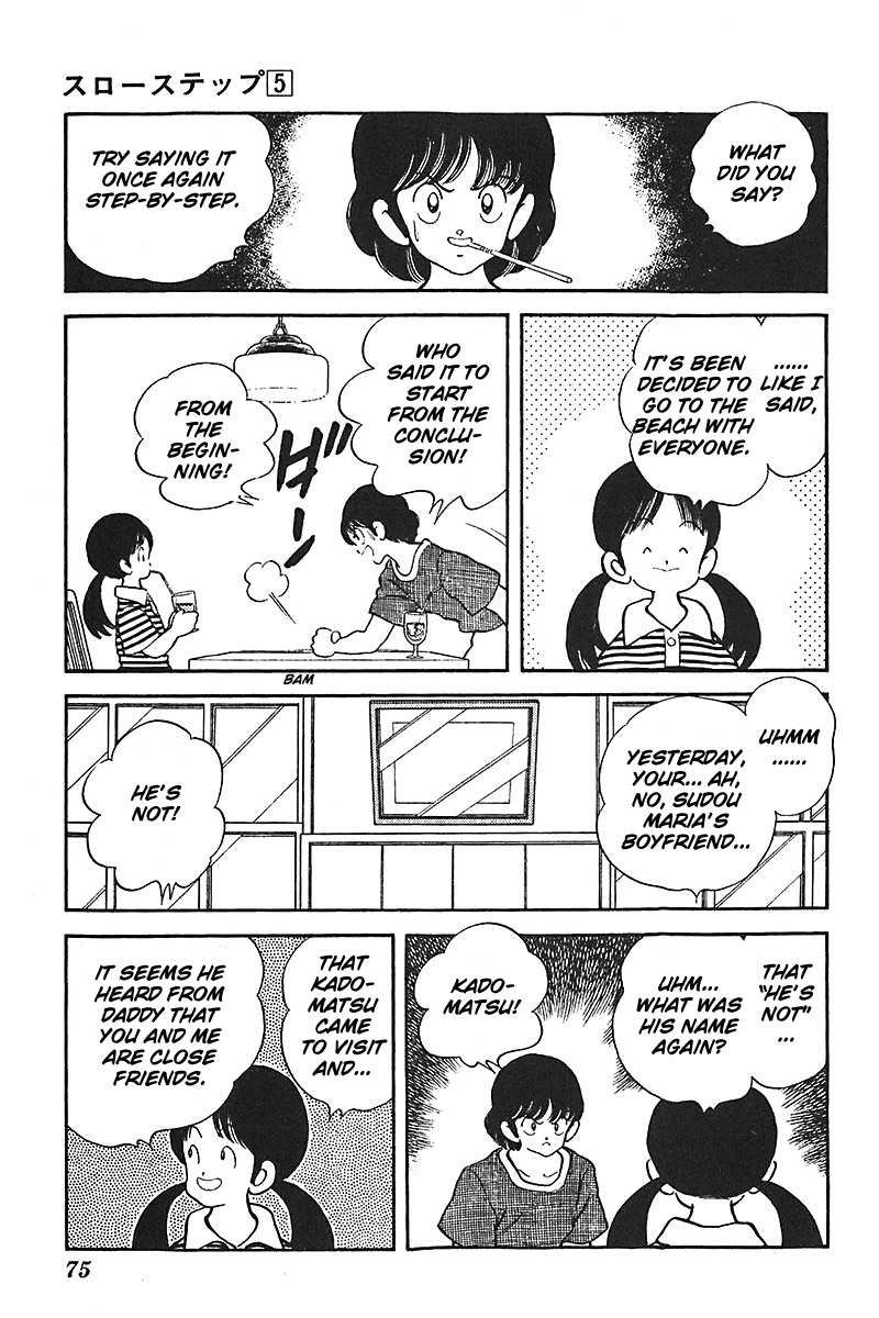 Slow Step Chapter 35 page 3 - Chapter 35: The Summer Story of Six (!?) Men and Women -PART 1-