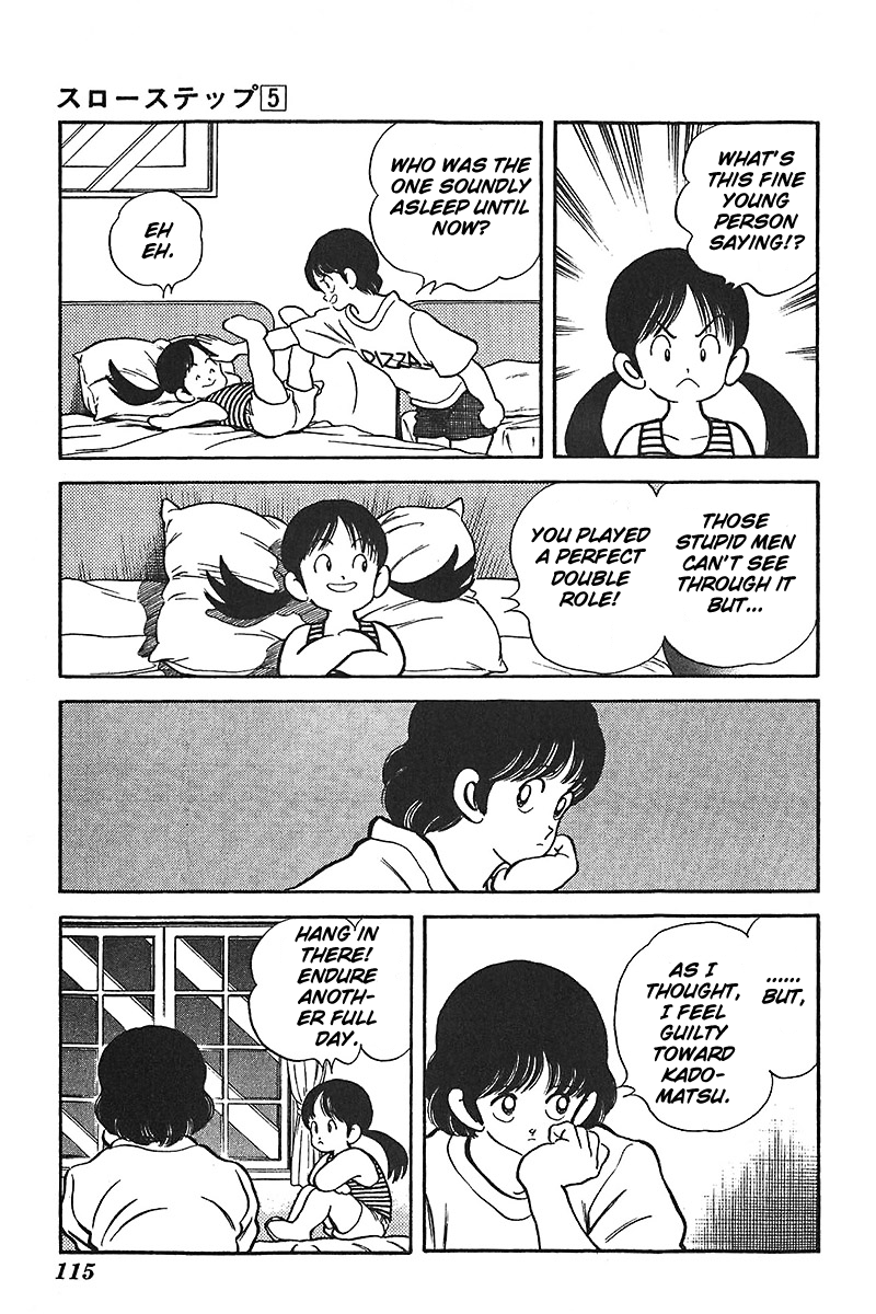 Slow Step Chapter 36 page 21 - Chapter 36: The Summer Story of Six (!?) Men and Women -PART 2-
