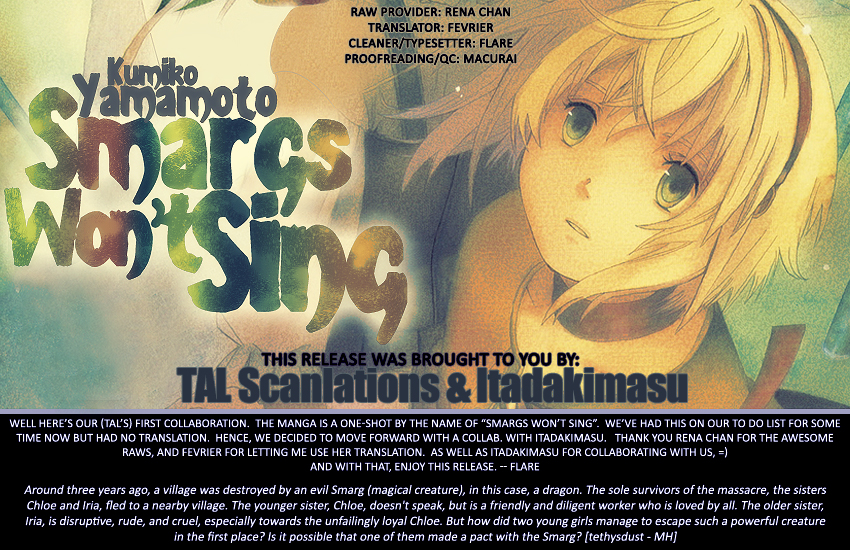 Smargs won't Sing Chapter 0.3 page 3 - Chapter Oneshot v3