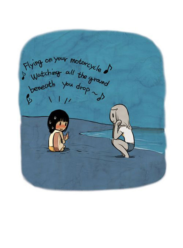 Smile Brush: My Old Pictures Chapter 3 page 10 - Chapter 3 : The Girl from the Beach
