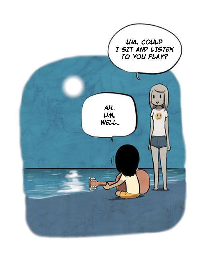 Smile Brush: My Old Pictures Chapter 3 page 8 - Chapter 3 : The Girl from the Beach