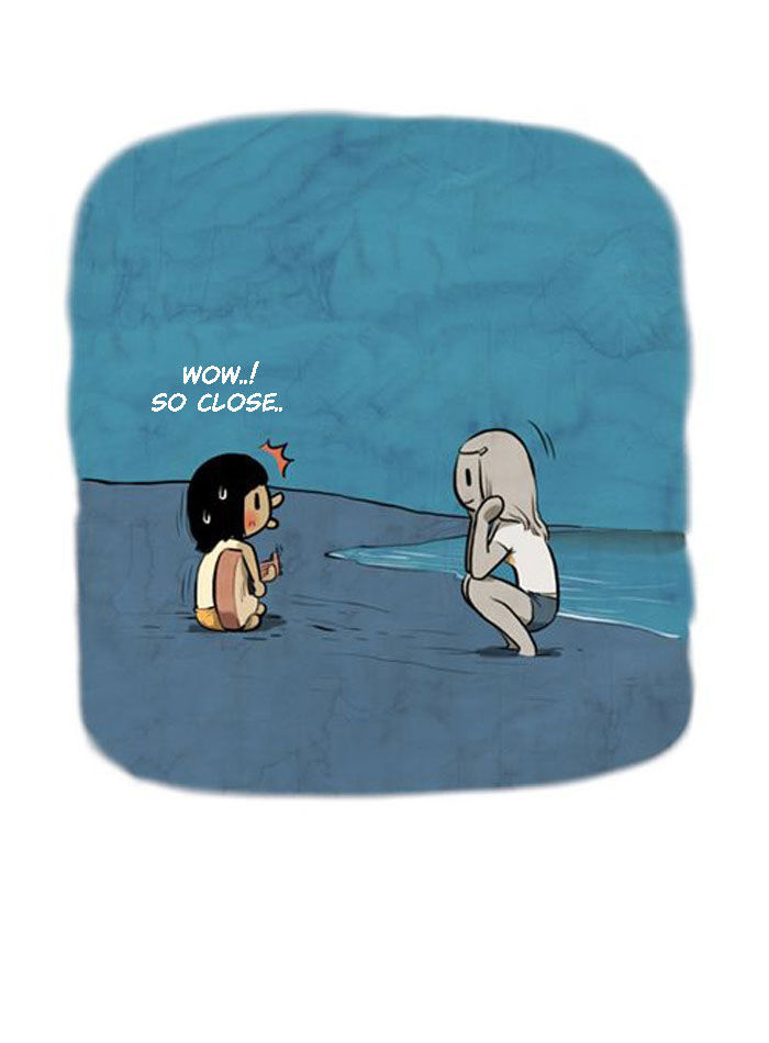 Smile Brush: My Old Pictures Chapter 3 page 9 - Chapter 3 : The Girl from the Beach