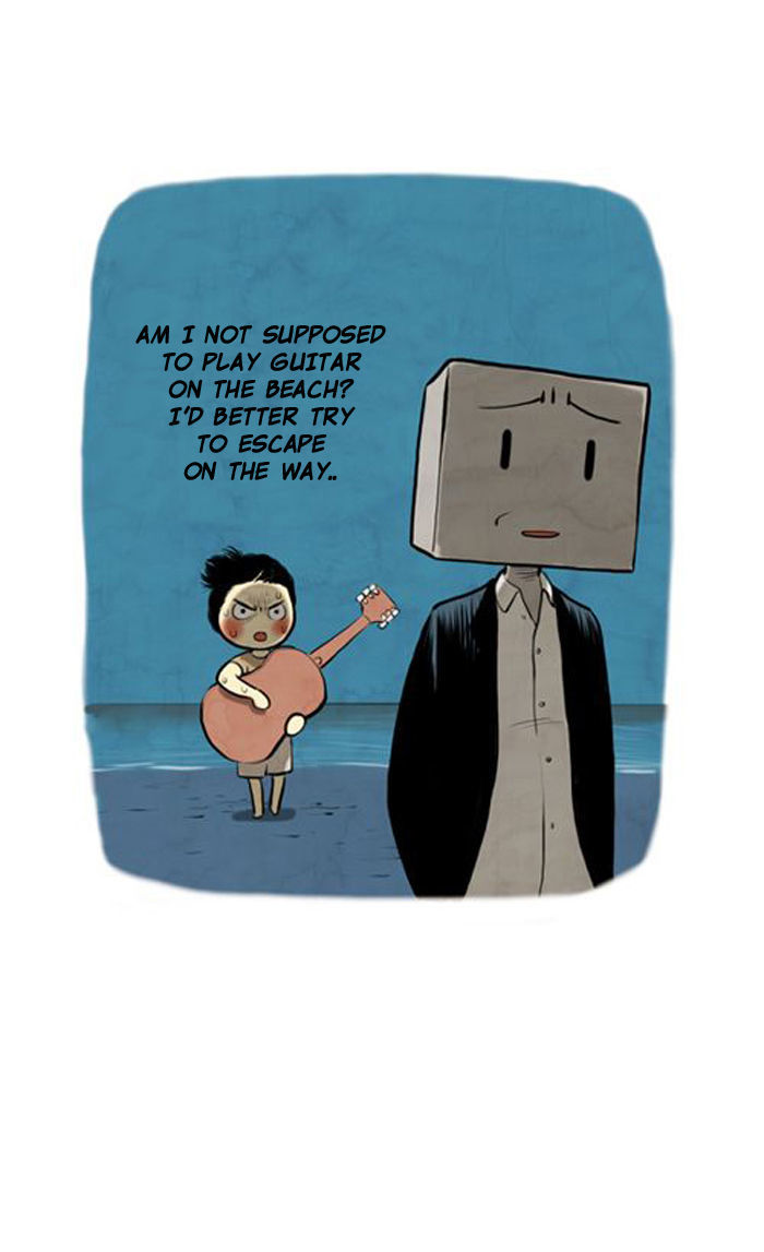 Smile Brush: My Old Pictures Chapter 4 page 13 - Chapter 4 : The Beach and My Guitar