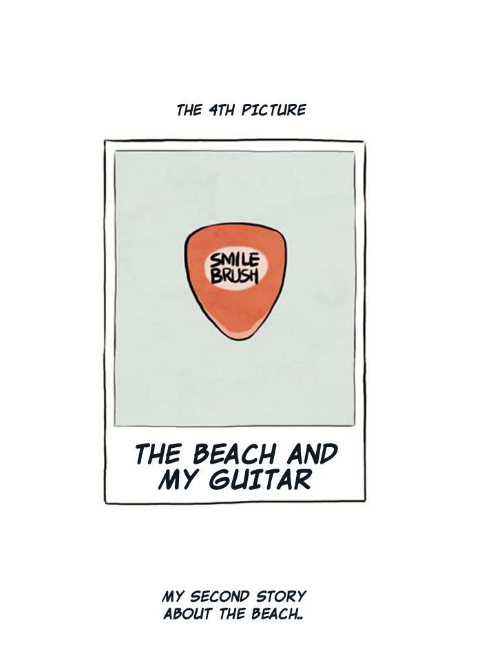 Smile Brush: My Old Pictures Chapter 4 page 2 - Chapter 4 : The Beach and My Guitar
