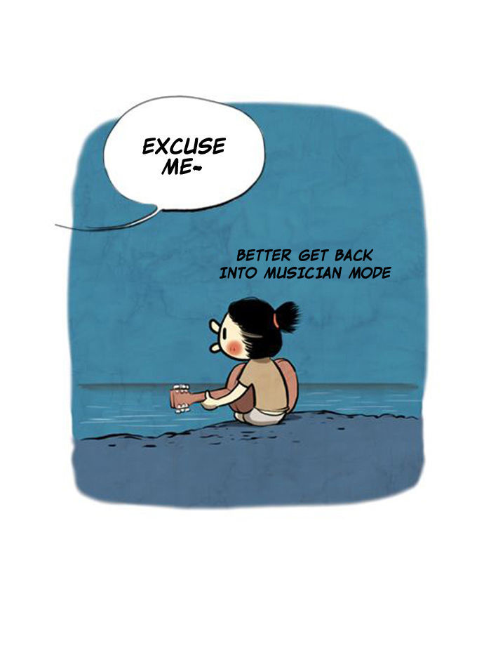 Smile Brush: My Old Pictures Chapter 4 page 9 - Chapter 4 : The Beach and My Guitar