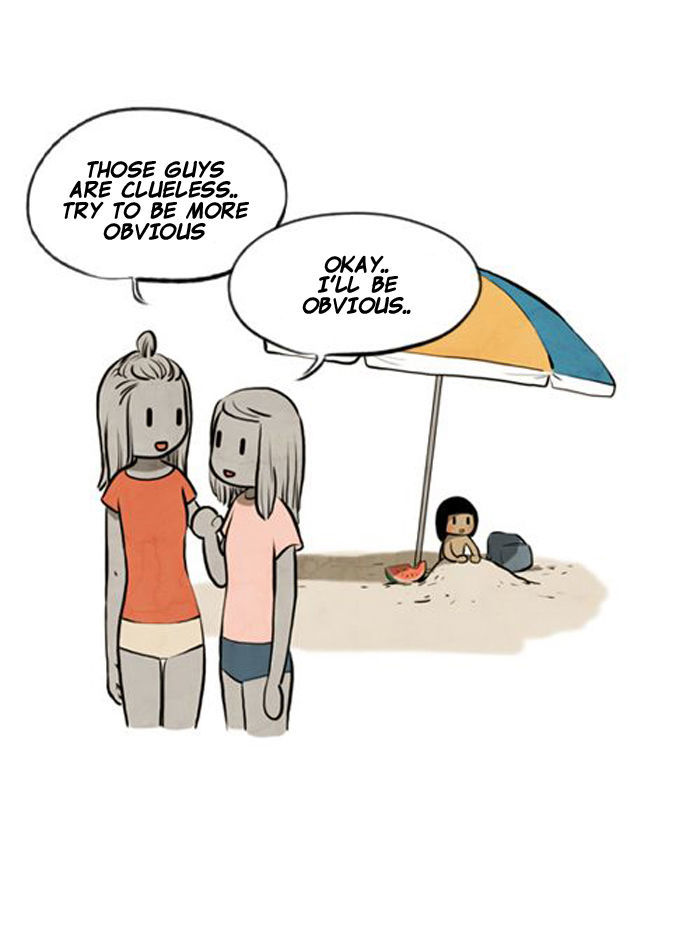 Smile Brush: My Old Pictures Chapter 5 page 11 - Chapter 5 : Guys at the Beach