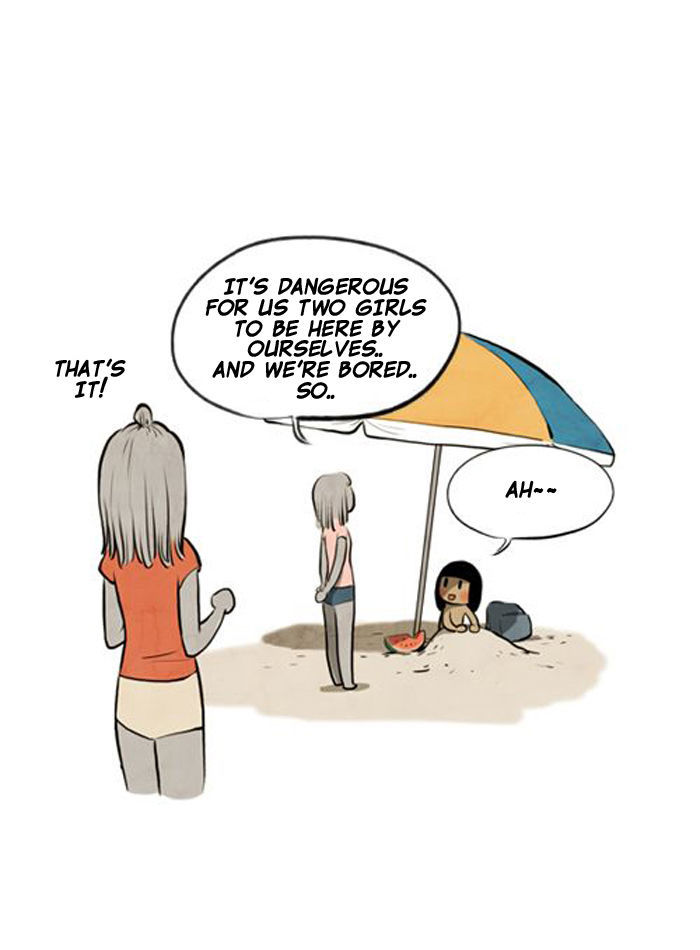 Smile Brush: My Old Pictures Chapter 5 page 12 - Chapter 5 : Guys at the Beach