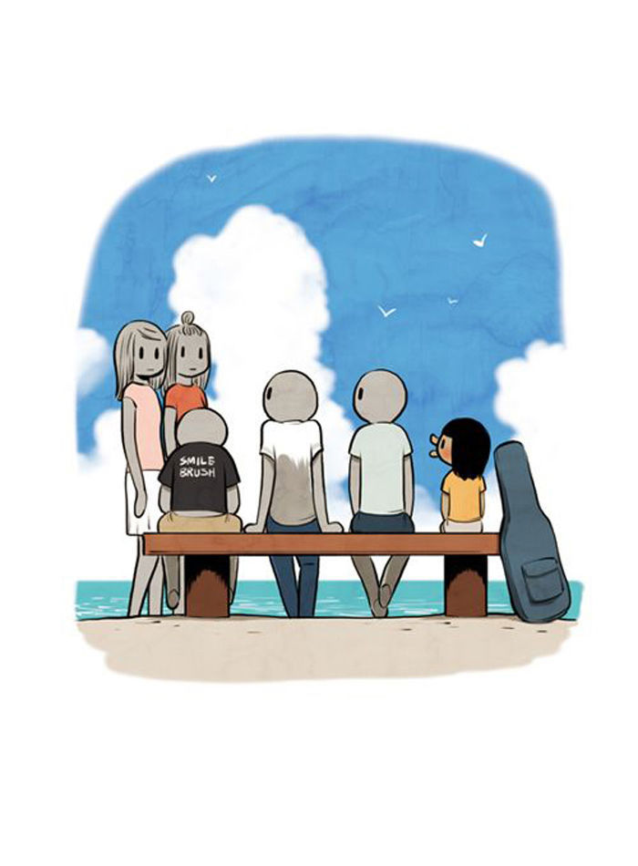 Smile Brush: My Old Pictures Chapter 5 page 15 - Chapter 5 : Guys at the Beach
