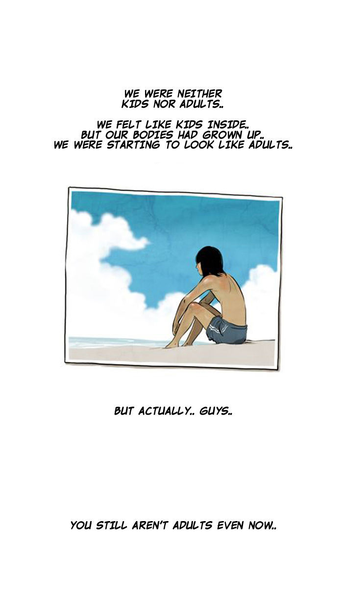 Smile Brush: My Old Pictures Chapter 5 page 18 - Chapter 5 : Guys at the Beach