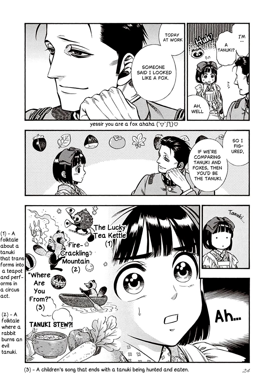 Smoke & Honey Chapter 19 page 4 - Chapter 19: Tanuki & Fox