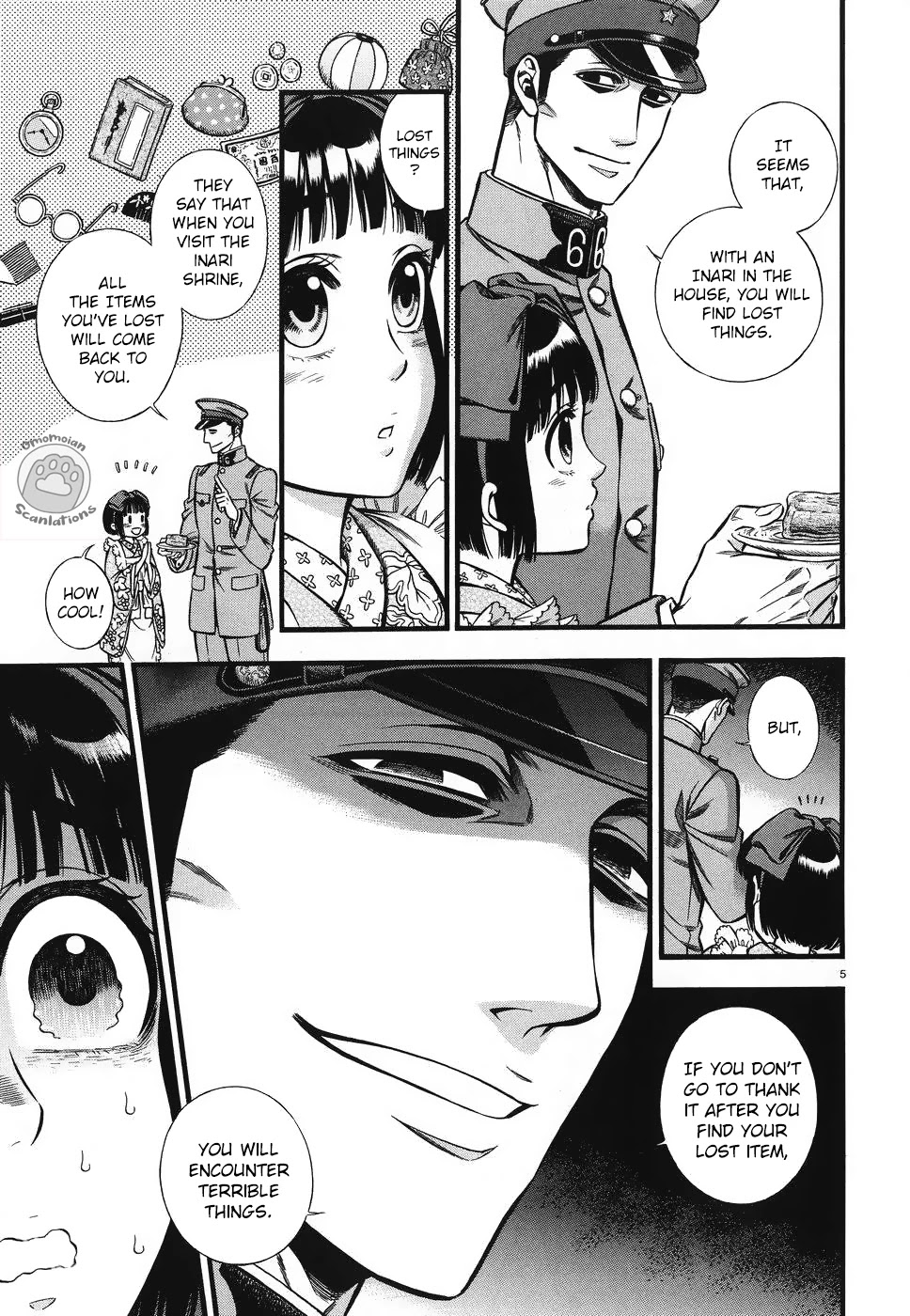Smoke & Honey Chapter 4 page 6 - Chapter 4: Hokora & Inari zushi