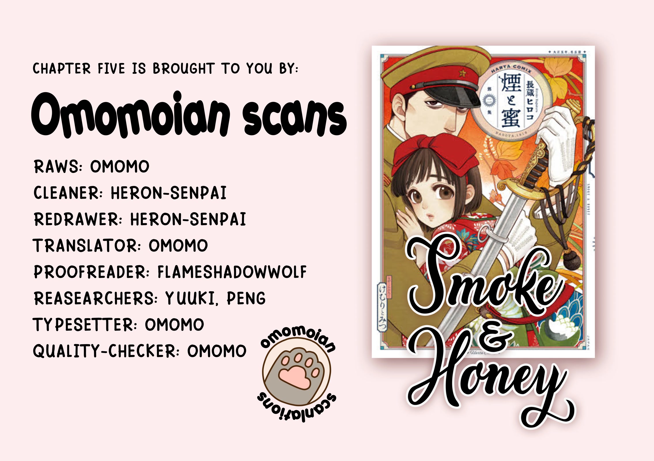 Smoke & Honey Chapter 6 page 1 - Chapter 6: Pacific saury & Sleeping posture