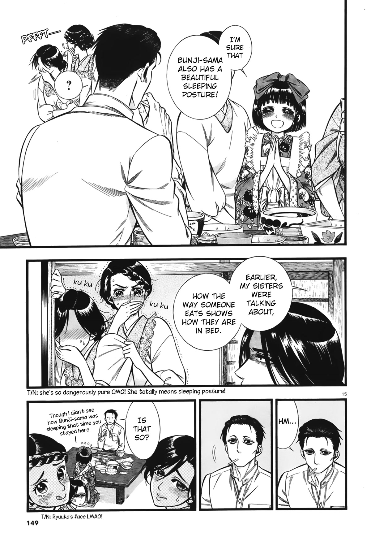 Smoke & Honey Chapter 6 page 16 - Chapter 6: Pacific saury & Sleeping posture