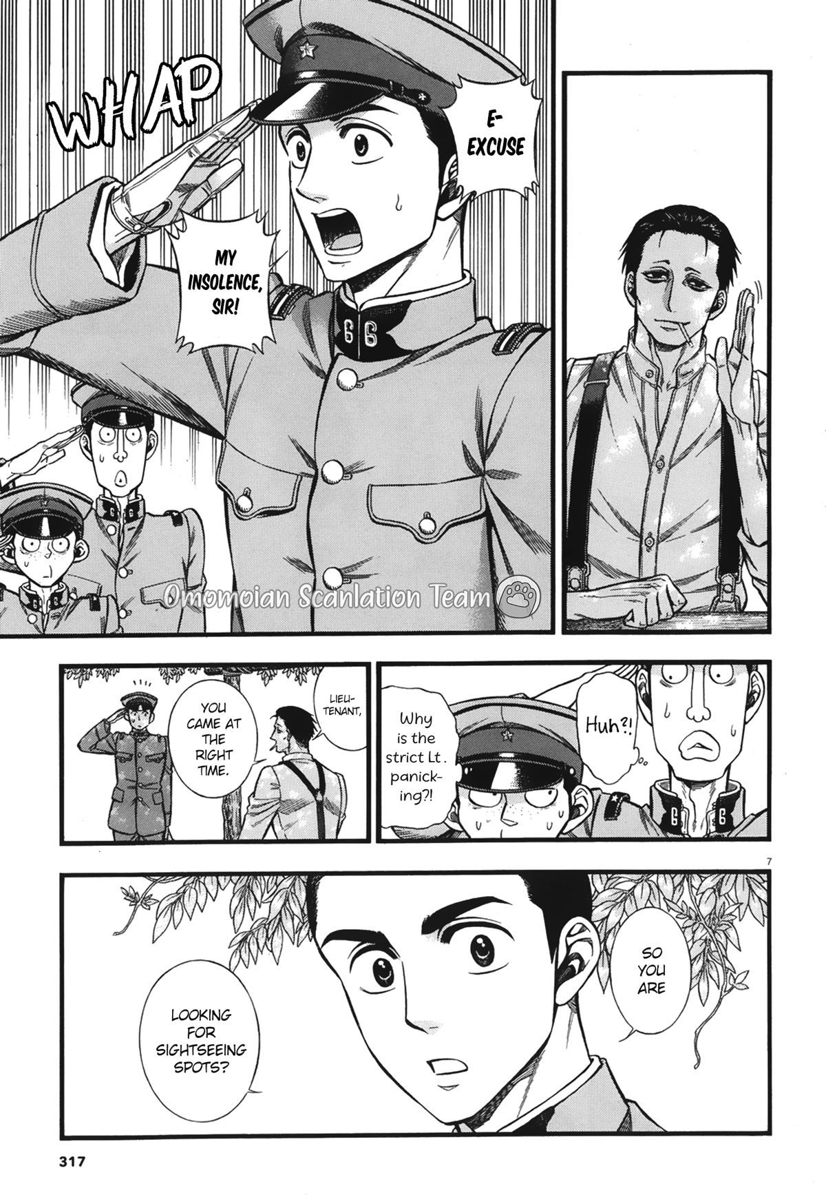 Smoke & Honey Chapter 7 page 8 - Chapter 7: Soldiers & The castle of golden dolphin